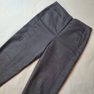 COS Women's Size 6 Cropped Brushed Wool Dress Pants Tapered Leg Gray